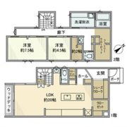 篭田町4丁目戸建の間取り画像