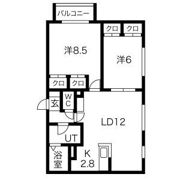 シルキー篠路の間取り画像