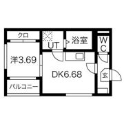 ハーモニーテラス市場木町Ⅳの間取り画像