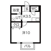 ラフィネ粧の間取り画像