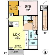 DーROOM大館町の間取り画像