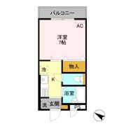 おおみなみアパートの間取り画像