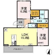 D-ROOM春日町の間取り画像