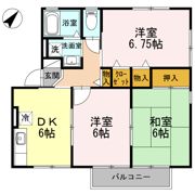 ハイカムールあすか Bの間取り画像