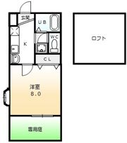 メゾンソレイユの間取り画像