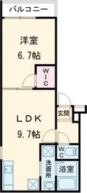 フジパレス弥刀駅東の間取り画像