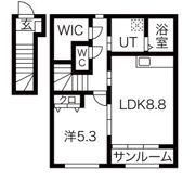 レジデンス吉岡2の間取り画像