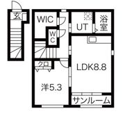 レジデンス吉岡2の間取り画像