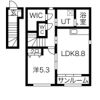 レジデンス吉岡2の間取り画像