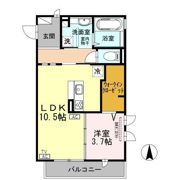 アンソレイエの間取り画像