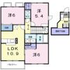 プロムナードⅡの間取り画像