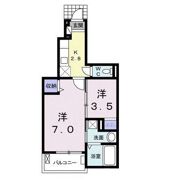 ソレイユの間取り画像