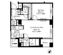 パークアクシス溜池山王の間取り画像