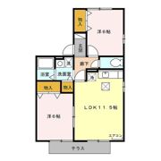 Cosmos Ⅱの間取り画像