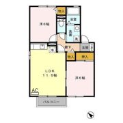 ピアチェーレ Cの間取り画像