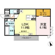 D-chambre 伊倉の間取り画像