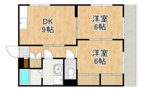 恒吉マンションC棟の間取り画像