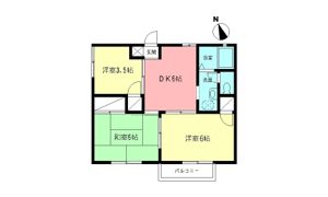 ファミールKの間取り画像