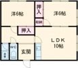 ハウス白鳥の間取り画像