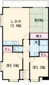 アバダント大塔Ⅱの間取り画像