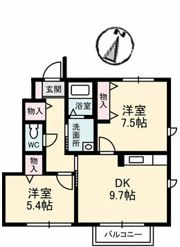 メゾン・ド・ファミーユの間取り画像