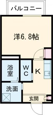 新在家町東エヌエム・キャトフ・ヴァン・シスの間取り画像