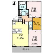 オーヴェストの間取り画像