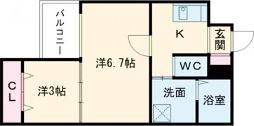 ジーイーシスの間取り画像