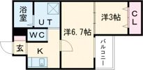 ジーイーシスの間取り画像
