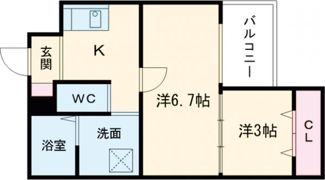 ジーイーシスの間取り画像