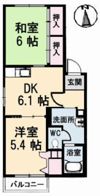 クレール中央の間取り画像