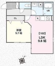 タウンフィールドⅡ－Bの間取り画像