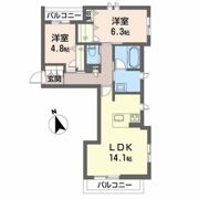 ヴィラ みかげの間取り画像