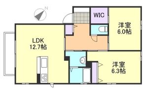 アネシス・アイ B棟の間取り画像