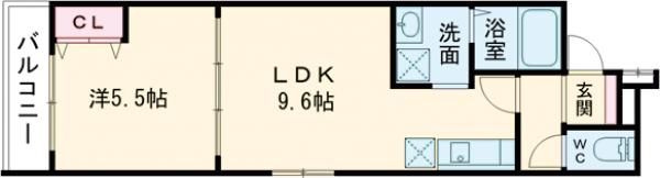 フジパレス堺香ヶ丘の間取り画像