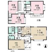 練馬区春日町1丁目戸建賃貸の間取り画像