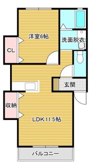 ガーデンヒルズ姫城の間取り画像