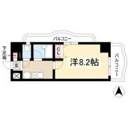 現代ハウス新栄の間取り画像