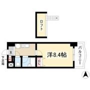 現代ハウス新栄の間取り画像
