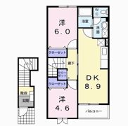 メゾンドボヌールAの間取り画像