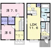 ミモザの間取り画像