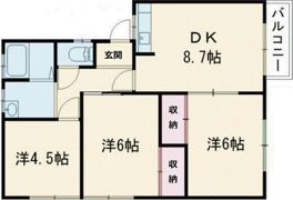 第3コーポ恵Bの間取り画像