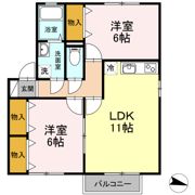 セジュール巴の間取り画像