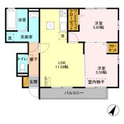 ベルクレスト Ⅰの間取り画像