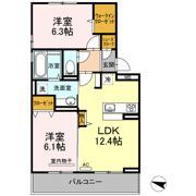 D-roomS・K A棟の間取り画像