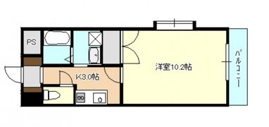 グランヴェルジェ中須Ⅰの間取り画像