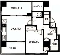 マンション八木橋の間取り画像