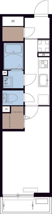 ヴィラ立場の間取り画像