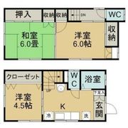 柏木2丁目K戸建の間取り画像