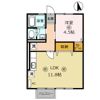 葉山ハイツ A棟の間取り画像